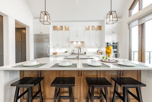 Should flooring be lighter or darker than cabinets