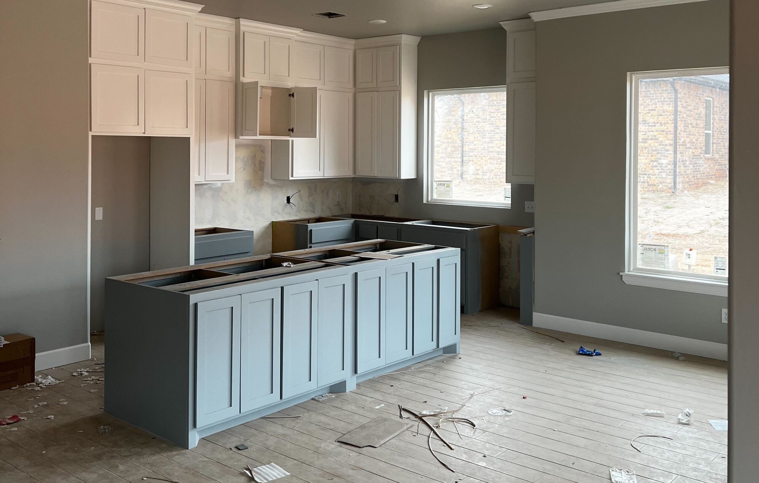 kitchen remodeling project progress